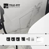 [TILE-FIT 013b] Magnetic Push-Open Kit (3x1) - 1